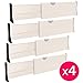 JONYJ Drawer Dividers/Organizer 4 Pack, Adjustable Separators 4