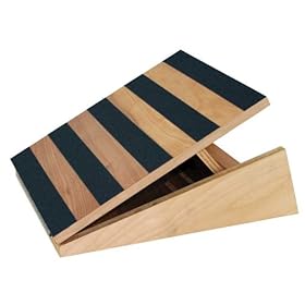  Slant Board, Adjustable Incline Calf Stretch, 16 inch x 18, 5 Position