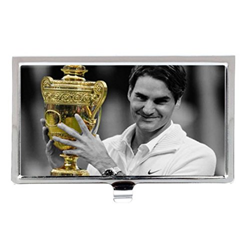 Roger Federer Rolex Golden Cup Customize Fashion Stainless Steel Id Holder Card Case Business Box Case