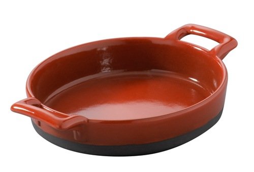 Revol Eclipse BCE0712-137 5-1/4-Ounce Creme Brulee Dish, Red
