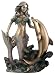 Mermaid With Dolphin Figurine Decoration Statue Decor Collectible