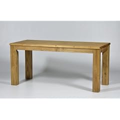 Tisch 170x73 cm Pinie massiv Farbton Brasil gewachst ge�lt Esszimmertisch Esstisch