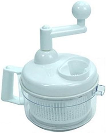 Housewife-friendly rotation cooker vegetable chopper multi-function 5way (vegetables drained chopped whipped mix egg separator) White KT0207