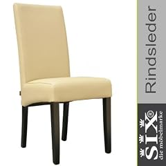 Lederstuhl Bambi creme wenge