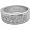 Sterling Silver Simulated Diamond CZ Ring Band S10