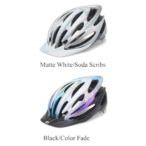 Giro Women's Sapphire Cycling Helmet (Matte White/Soda Scribs, Medium)