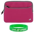 Non-OEM Amazon Kindle DX 9.7 Microfiber Dual-Pocket Sleeve Case - Magenta