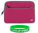 Non-OEM Amazon Kindle DX 9.7 Microfiber Dual-Pocket Sleeve Case - Magenta