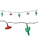 Cactus and Sombrero Mexican Fiesta String Lights - Set of 10
