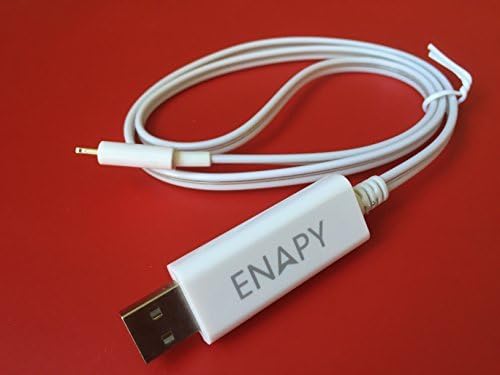 ENAPY 3Ft iPhone 6/6+/5/5C/5S Visible Flowing LED Light Up Noodle Data Sync &amp; Charging Cable (White with Blue LED). Our High-Quality, extensively tested ENAPY brand cables will not cause compatibility error messages when connected. Durable, high-quality chip in the 8 Pin connector. Also compatible with iPAD Air 1, 2 &amp; iPAD Mini 2 &amp; 3.
