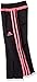 adidas Toddler Girls' Performance Pant, Caviar Black Pink, 4