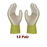 ATLAS Fit 370 Green Thin Nitrile Gloves Large L *12-Pack*