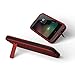 HTC One M8 Case, Ghostek Bullet Series for HTC One M8 Slim Premium Protective Armor Hybrid Impact Fitted Smooth Hard Soft Cover Carrying Case | Screen Protector | Kickstand | Ultra Fit Exchange (Red)
