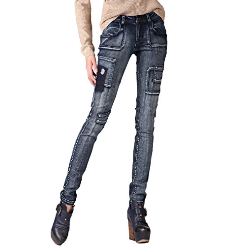 （アートカー）Artka オリジナルデザイン レディーズスキニーデニムパンツ KN17346Q