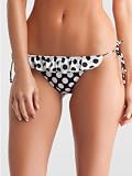 Guess - On The Spot Tie Side Bikini Bottom, Black