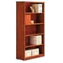 Verona Veneer Series Bookcase, 5 Shelves, 36w x 14d x 66h, Cherry