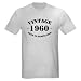 vintage 1960 birthday Current events Light T-Shirt by CafePress