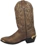 Smoky Mountain Charcoal Men's Leather Western Boot - Size 10.5 D Charcoal