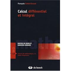 Calcul diff�rentiel et int�gral : Rappels de cours et exercices corrig�s