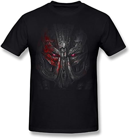 Megatron Transformers The Last Knight Men's Tshirt Tee,Black