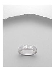 CZ Ring In 92.5 Sterling Silver