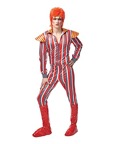 David Bowie Glam Rocker Adult Costume