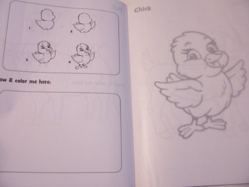Learn to Draw Book Series ~ Farm Animals (Trace, Draw & Color)