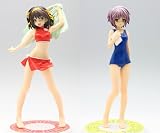 The Melancholy of Haruhi Suzumiya - Haruhi and Yuki Nagato Swimsuit Non-scale PVC Figure Set