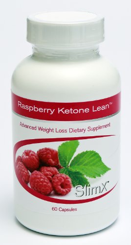 SlimX Qualité supérieure 1200mg cétones de framboise pour la perte de poids naturelle et le coupe-faim. Pack de 1- 1 mois approvisionnement