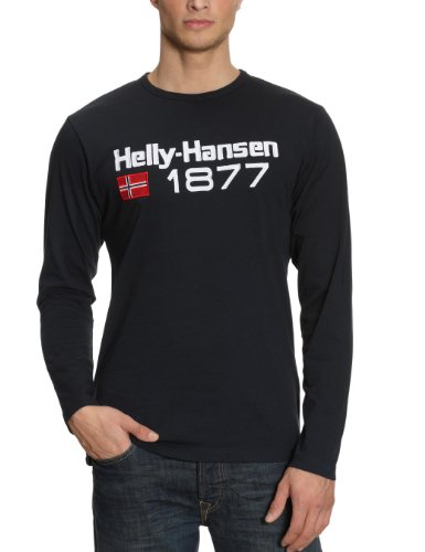 Helly Hansen Herren Longsleeve GRAPHIC TEE, NAVY, S, 50745_597 Preisvergleich