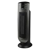 DeLonghi TCH7090ER 24-Inch Ceramic Tower Heater, Black