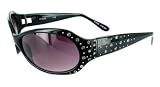 Parisian High Fashion Luxury Sunglasses with Glittering Swarovski Crystals for Modern, Youthful Women.