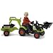 Falk Claas Farm Tractor, Front Loader, Digger & Trailer Kids Ride On_s-1