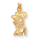 14k Gold Collegiate University Of Mississippi Charm