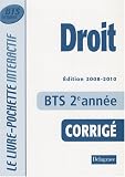 Droit 2e ann�e BTS tertiaires : Livre du professeur, corrig�