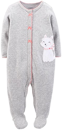 Carter's Baby Girls' Graphic Footie (Baby) - Kitty