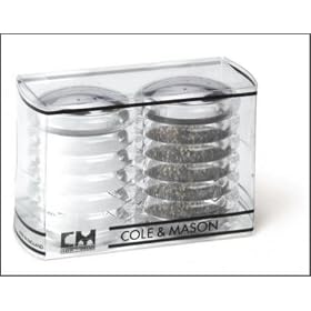 Cole & Mason Acrylic Shaker Set of 2 Boxed