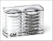 Cole & Mason Acrylic Shaker Set of 2 Boxed