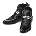New Mens Fashion Ankle Steel Casual Black Boots Shoes