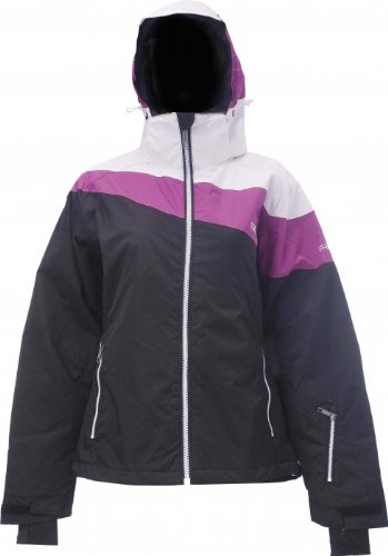 2117 Skijacke Damen, schwarz/lila/weiß, 36