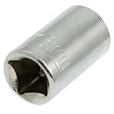 uxcell　六角　ソケットレンチ　ソケット　ビット　スクエア　ドライバー　16mm　メタリック　ナット