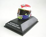 Review Minichamps 397070076 / AGV Helmet (Valentino Rossi-Mugello MotoGP 2007) (1:8 scale) Diecast Model Helmet