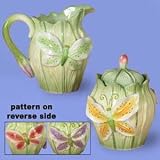 Butterfly Lily Cream/Sugar Set