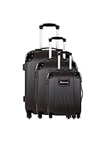 Platinium Set de 3 trolleys rígidos Dorset (Negro)