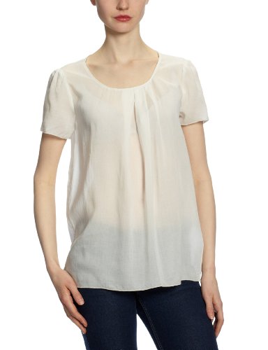 Marc O\'Polo Damen Bluse 203 1299 41027, Gr. 38, Elfenbein (105 chalk) Preisvergleich