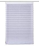Home fashion 78055-601 Plisseeraffrollo / Leinenstruktur / 140 x 45 cm