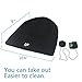 LP Beanie Winter Hat , Stocking Cap , Wireless Bluetooth Headphones . Music Play for Hands Free ，Warm Comfortable Fashionable (black)