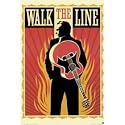 Walk the Line Movie Poster Designed By Shepard Fairey Obey 24x36" Art Print