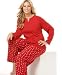 Charter Club Plus Size Mix-It-Up Two-Piece Pajama Set
