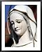 Red Stains are Seen Running from the Left Eye of a Statue of the Virgin Mary Associated Press Collection Framed Art Poster Print, 31x39 Image